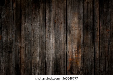 Old Brown Wood. Grunge Background. Vintage Walpaper. Rustic