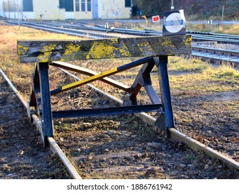 Old Buffer Stop In Weissach Train Station