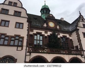 old building with a clock