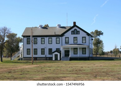 Old Building In Fort Robinson State Park In Nebraska