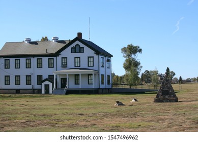 Old Building In Fort Robinson State Park In Nebraska