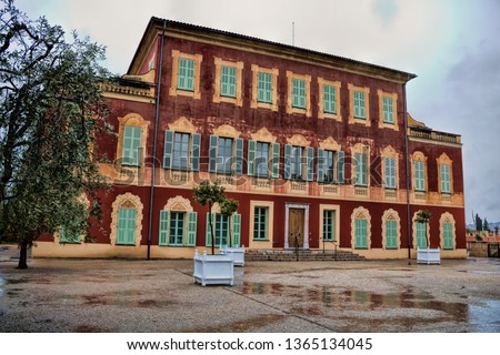 old building of the Musee Matissein Nice, France
