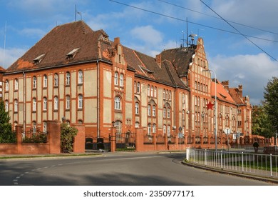 Old building of Pillau Infantry Barracks in Baltiysk. Kaliningrad region. Russia