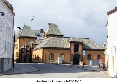 Old Building In Stavanger Center, Norway.