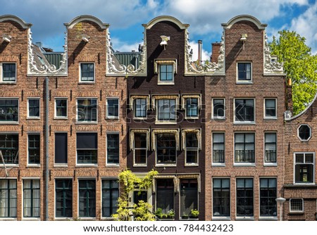 Similar – Beautiful Architecture Of Dutch Houses On Amsterdam Canal In Autumn