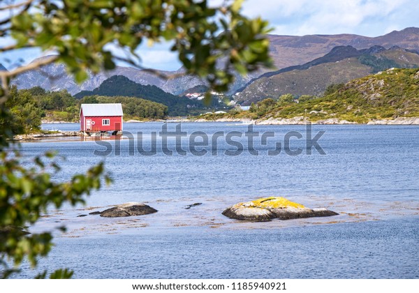 Old Buildings Cabins Boathouses Island Nautoya Stock Photo Edit