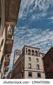 Old Buildings In The Center Of Piacenza - Fascist Architecture - Emilia Romagna - Italy