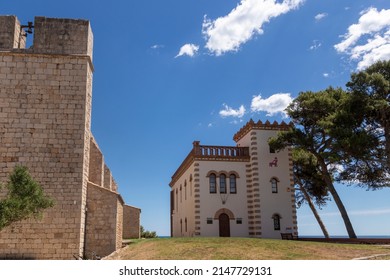 Old Buildings In The Costa Brava Town Of Sant Martí De Empuries