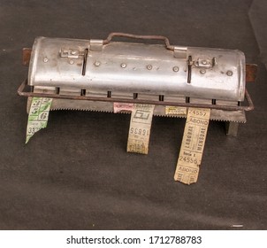 Old Bus Ticket Cutter From Buenos Aires