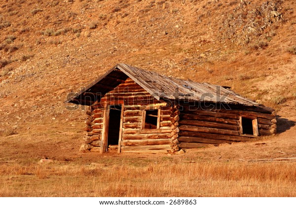 Old Cabin On Stanley Creek Stanley Stock Photo Edit Now 2689863