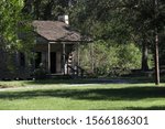 Old Cajun House in Longfellow-Evangeline State Historic Site, Louisiane