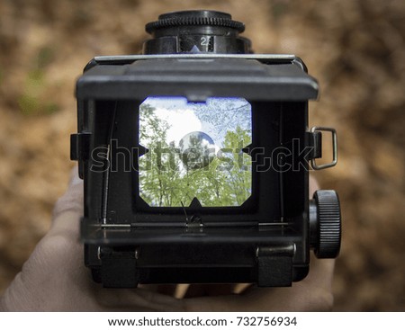 Similar – Image, Stock Photo The process. Grass Camera