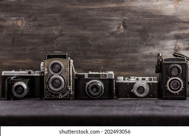 Old Cameras Retouching Vintage