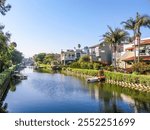 old canals of Venice, build by Abbot Kinney in California, beautiful living area