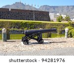 Old cannon in Castle of Good Hope, Cape Town(South Africa)