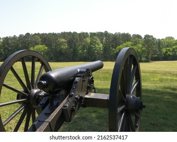 Old cannon at the Chickamauga battlefield in Georgia