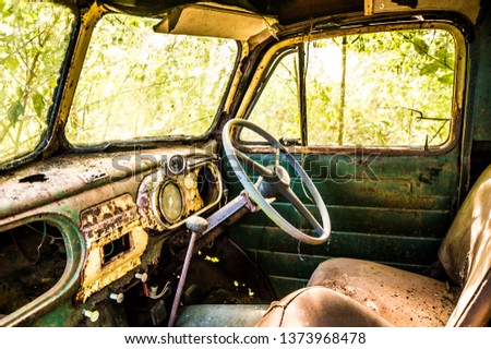 old car abandoned Australia