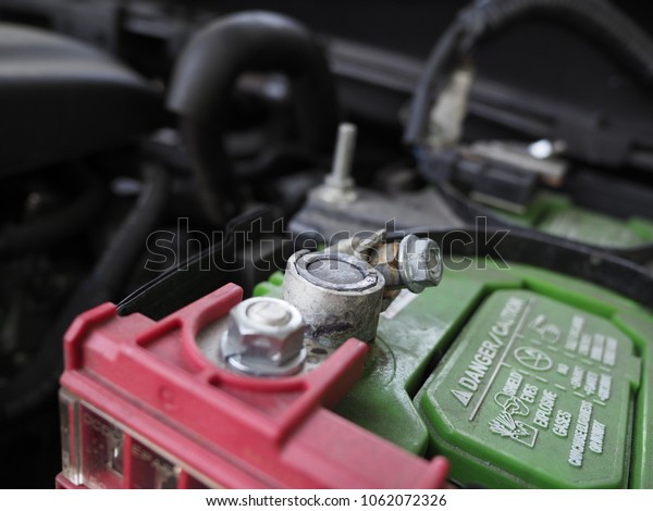 Old Car Battery\
terminal
