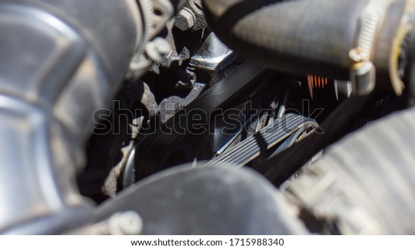 old car engine, engine of an old car,\
supercharger of old muscule car, car engine\
detail
