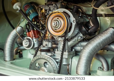 Similar – Truck Engine Motor Components In Car Service Inspection