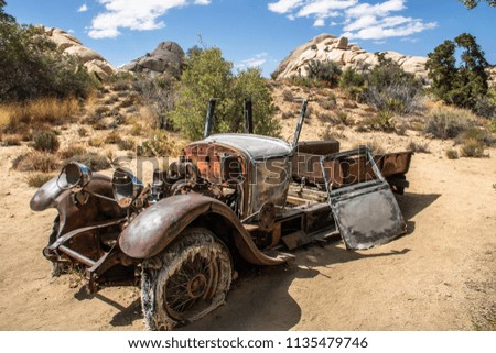 Old Car in Joshua Tree National Park California