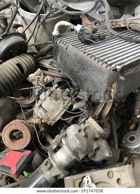 Old car\
parts.