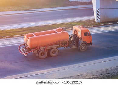 Old Car For Pumping Sewage