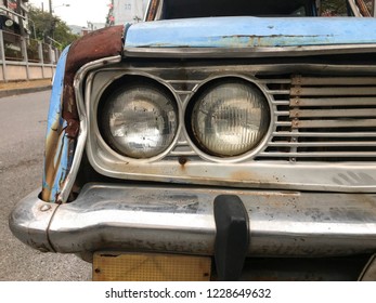 The old car and old rust