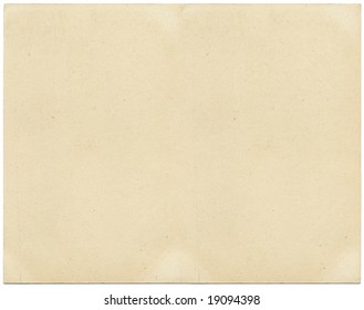 Old Card Stock Paper With Subtle Stains And Spots.