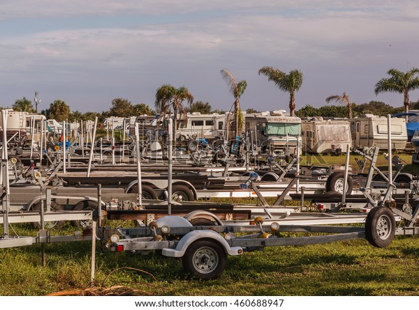 Old Cars Trucks Boats Sale Junkyard Stock Photo Edit Now 460688947