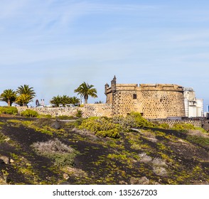 Old Castillo De San Jose In Arrecife