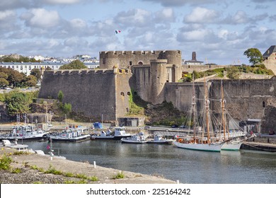 Old Castle Of City Brest, Brittany, France