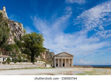 The Old Castle Of Corfu Island Greece