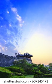 Old Castle In Suwon Hwasung