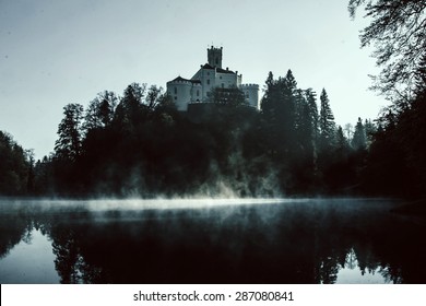 Old Castle Trakoscan, Croatia, Dark Mystic Atmosphere