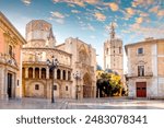 Old cathedral of Valencia, Spain 