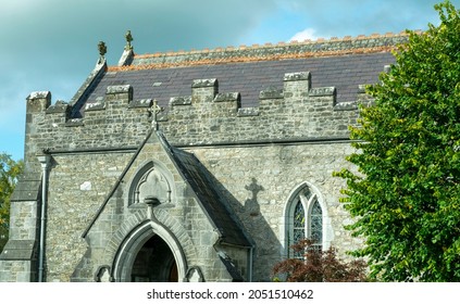 Old Catholic Church In Adare Ireland,Celtic Style,stone Sacral Building,religious Place