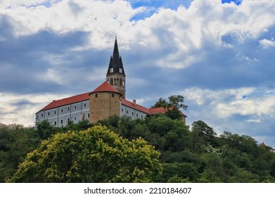 Old Catholic Church On The Top Of A Hill