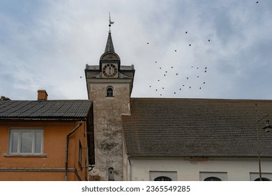 An old Catholic church in the old town. UNESCO Old Town
