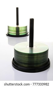 old cd piled up on a table no people stock image stock photo