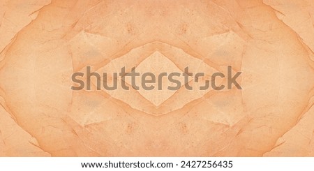 old ceramic tile, drawing and incrustation - a symmetrical pattern in a vintage style