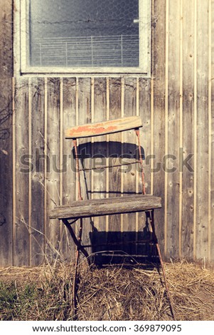 Similar – Foto Bild stuhlhof Fenster Hof Stuhl