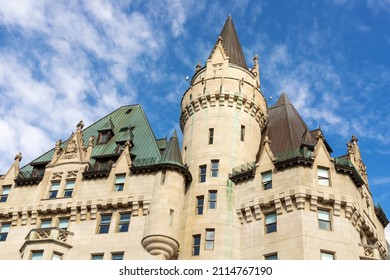 Old Chateau Laurier Hotel Building In Ottawa, Ontario, Canada