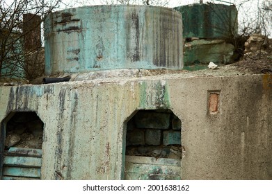 Old Chemical Pesticide Tank For The Storage