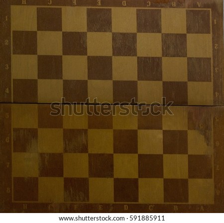the old chess Board as texture