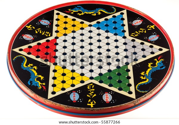 vintage chinese checkers board