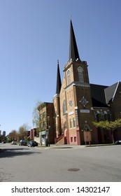 Old Chinese Church In Strathcona Neighborhood In Vancouver, BC