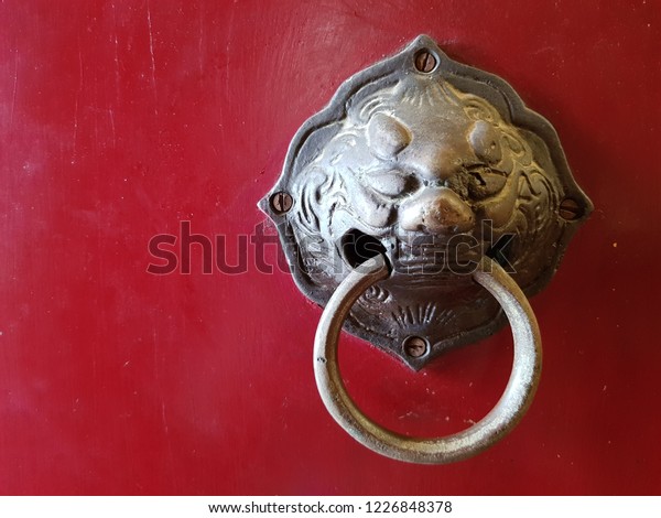 Old Chinese Dooruse Websitebanner Background Backdrop Stock Photo