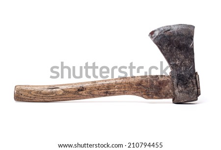 Old chopping axe