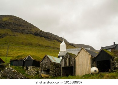 Old Church In Vágar Feroe Islands